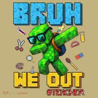 Teacher Appreciation Bruh We Out Gamer Pixel Style Summer Mousepad thumb 1