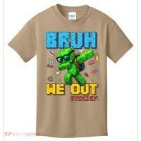 Teacher Appreciation Bruh We Out Gamer Pixel Style Summer Kids T-Shirt thumb 0