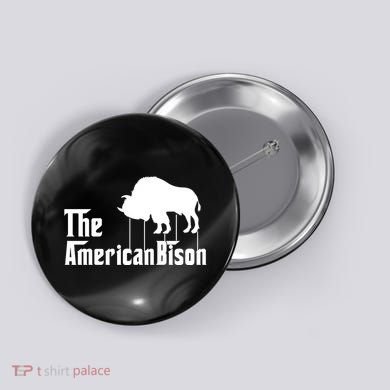 The American Bison Button