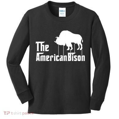 The American Bison Kids Long Sleeve Shirt