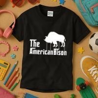 The American Bison Kids T-Shirt thumb 3