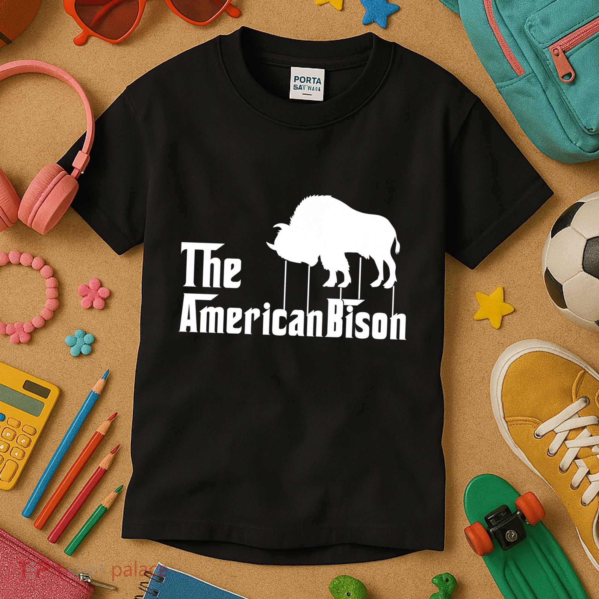The American Bison Kids T-Shirt
