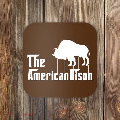 The American Bison Coaster