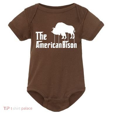 The American Bison Baby Bodysuit