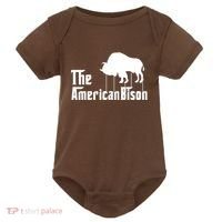 The American Bison Baby Bodysuit thumb 0