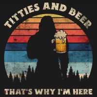 Titties And Beer That’s Why Im Here Oktoberfest Funny Ape Gift Doggie Tank thumb 4