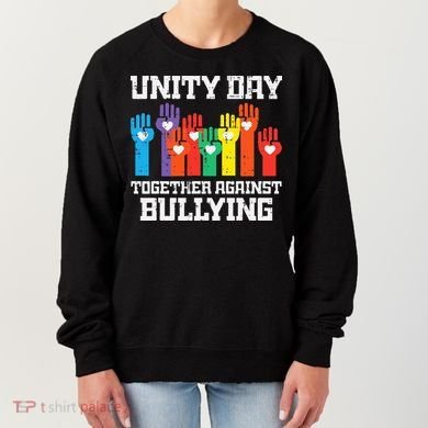 Together Against Bullying Orange Anti Bully Unity Day Women's Sweatshirt