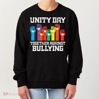 Together Against Bullying Orange Anti Bully Unity Day Women's Sweatshirt thumb 0