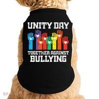 Together Against Bullying Orange Anti Bully Unity Day Doggie Tank thumb 0