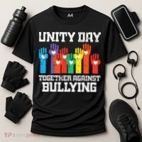 Together Against Bullying Orange Anti Bully Unity Day Cooling Performance Crew T-Shirt thumb 3