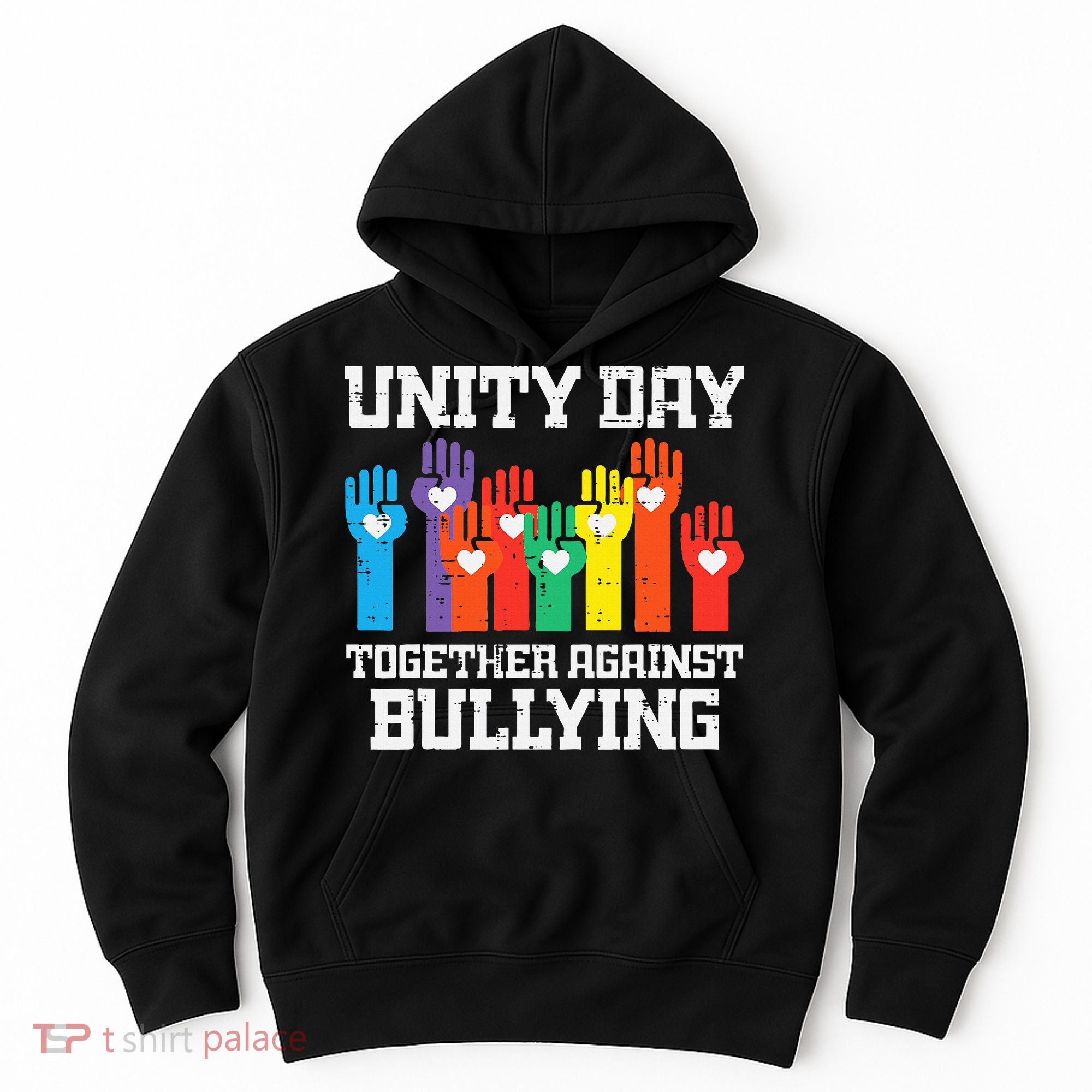 Together Against Bullying Orange Anti Bully Unity Day Hoodie