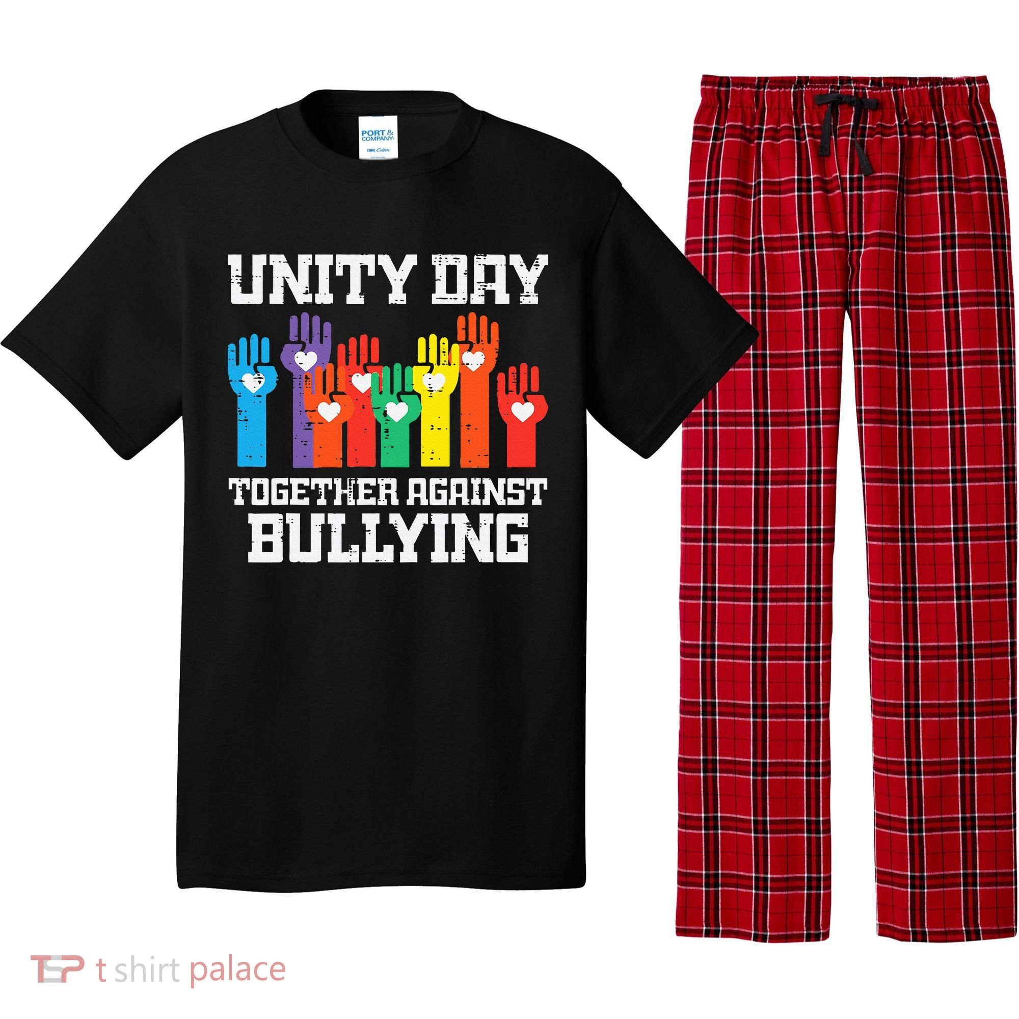 Together Against Bullying Orange Anti Bully Unity Day Pajama Set