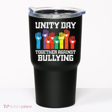 Together Against Bullying Orange Anti Bully Unity Day Tumbler