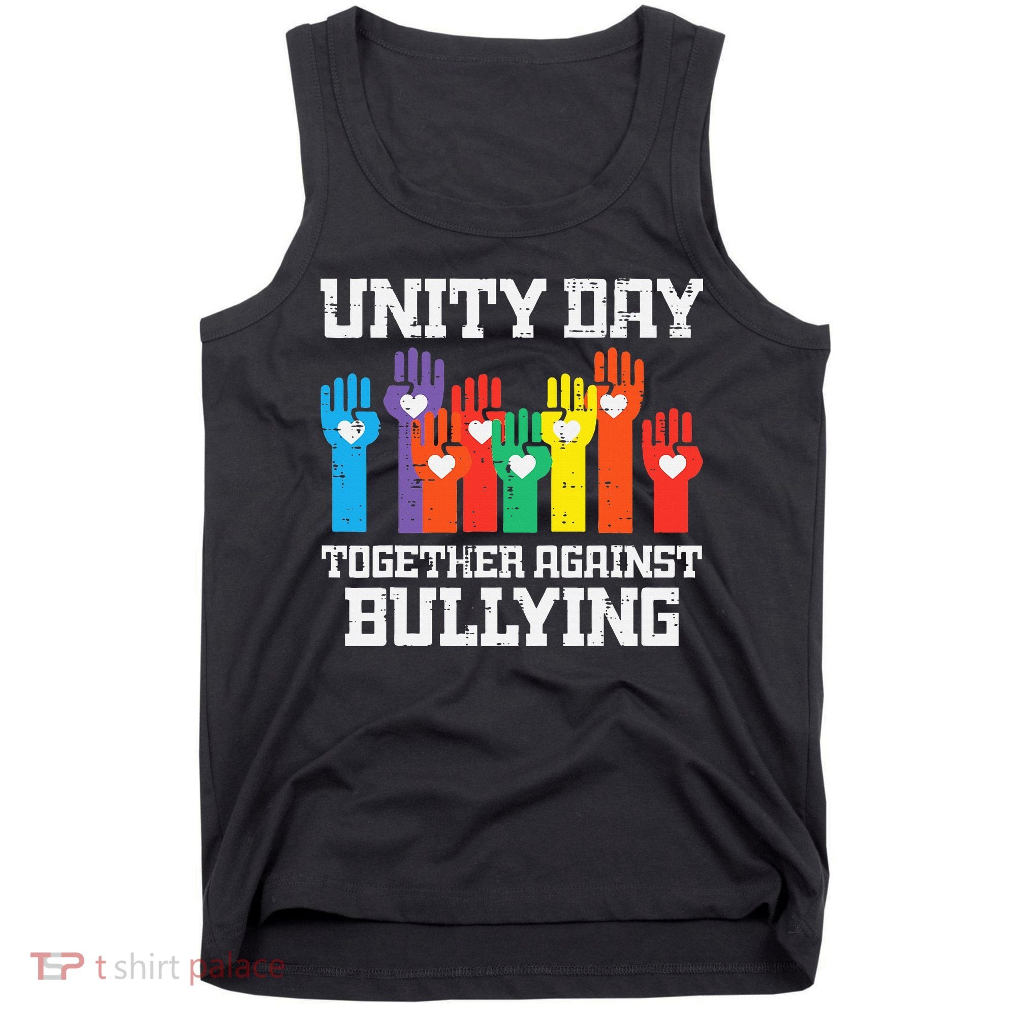 Together Against Bullying Orange Anti Bully Unity Day Tank Top