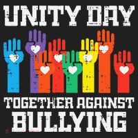 Together Against Bullying Orange Anti Bully Unity Day Golf Towel thumb 3