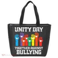 Together Against Bullying Orange Anti Bully Unity Day Tote Bag thumb 0