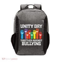 Together Against Bullying Orange Anti Bully Unity Day Vector Backpack thumb 0
