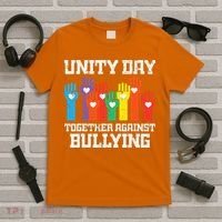 Together Against Bullying Orange Anti Bully Unity Day T-Shirt thumb 5