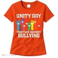 Together Against Bullying Orange Anti Bully Unity Day Women's T-Shirt thumb 0