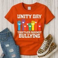 Together Against Bullying Orange Anti Bully Unity Day Women's T-Shirt thumb 3