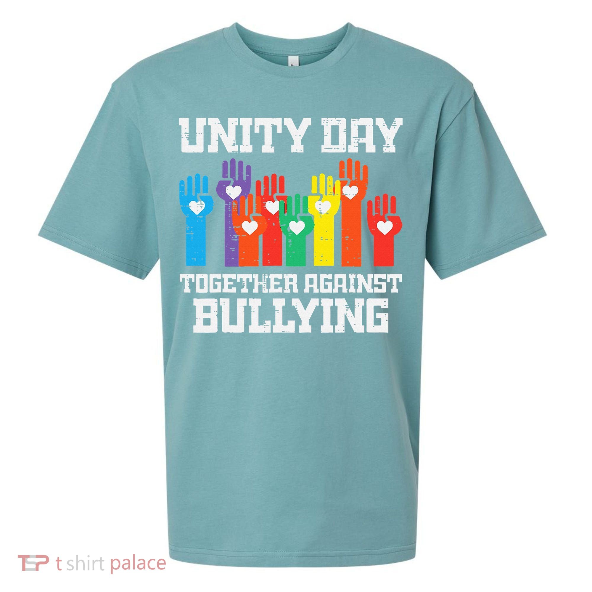 Together Against Bullying Orange Anti Bully Unity Day Sueded Cloud Jersey T-Shirt