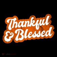 Thankful And Blessed Retro Distressed Logo Women's Hoodie thumb 2