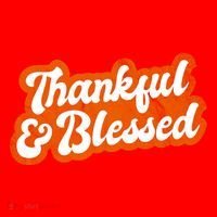 Thankful And Blessed Retro Distressed Logo Santa Hat thumb 1