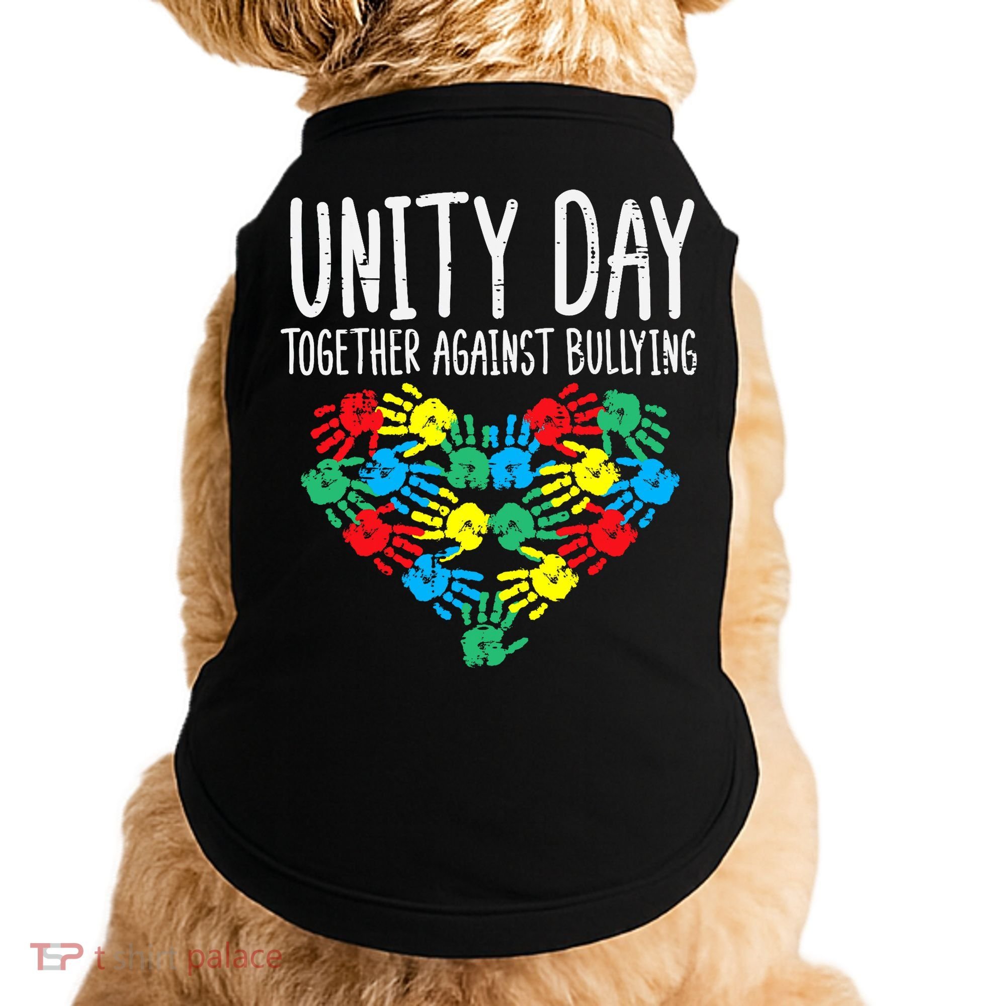 Together Against Bullying Kids Unity Day Orange Anti Bully Doggie Tank
