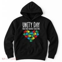 Together Against Bullying Kids Unity Day Orange Anti Bully Hoodie thumb 0