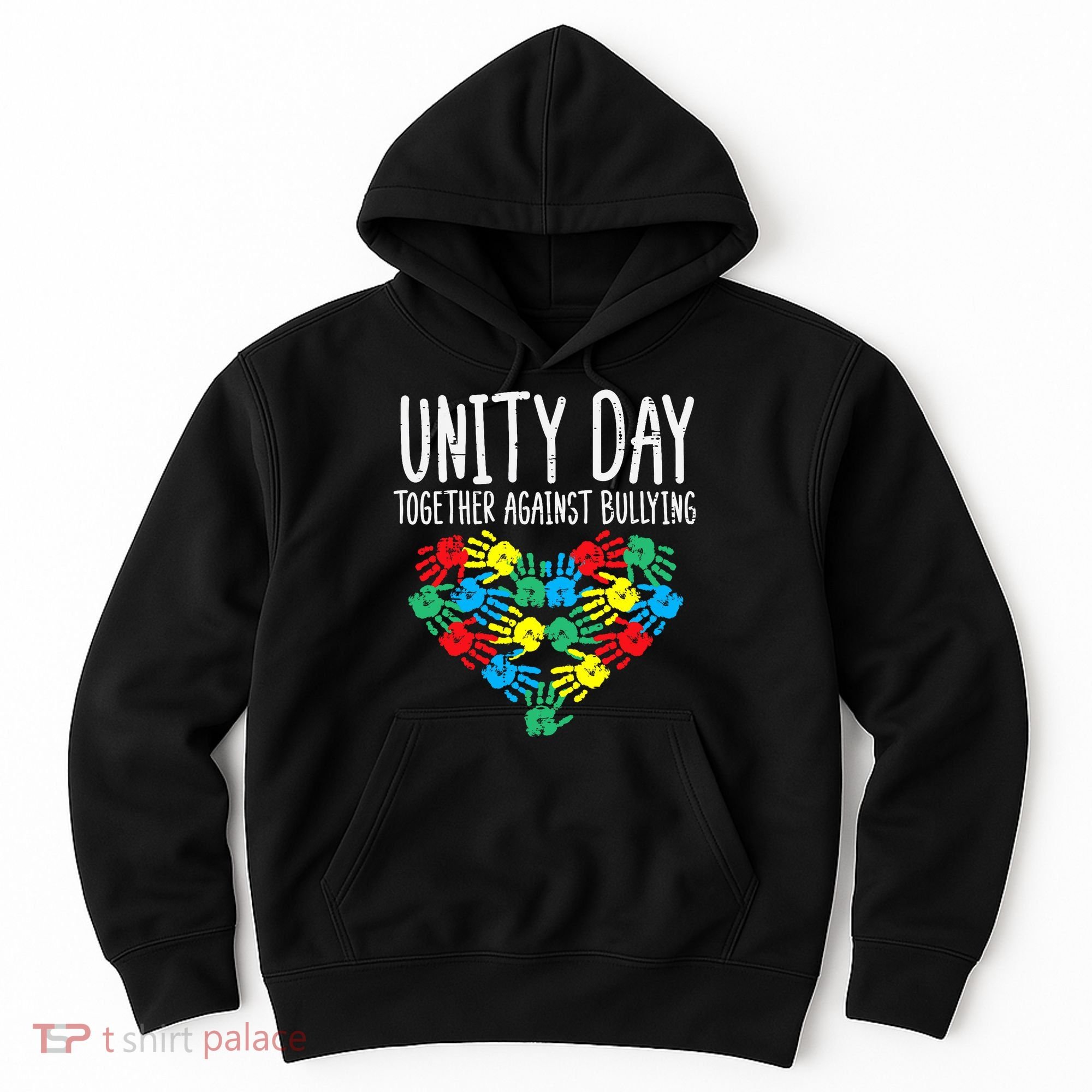 Together Against Bullying Kids Unity Day Orange Anti Bully Hoodie