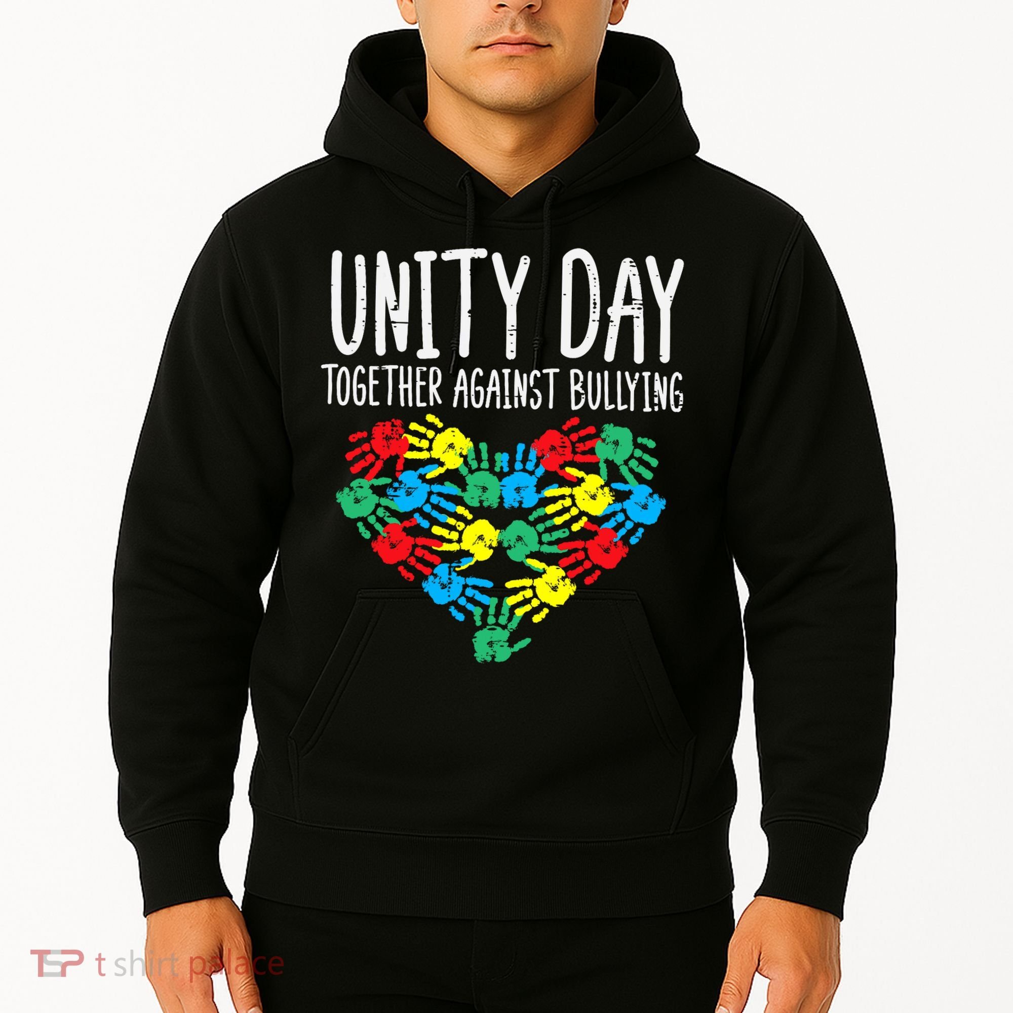 Together Against Bullying Kids Unity Day Orange Anti Bully Hoodie