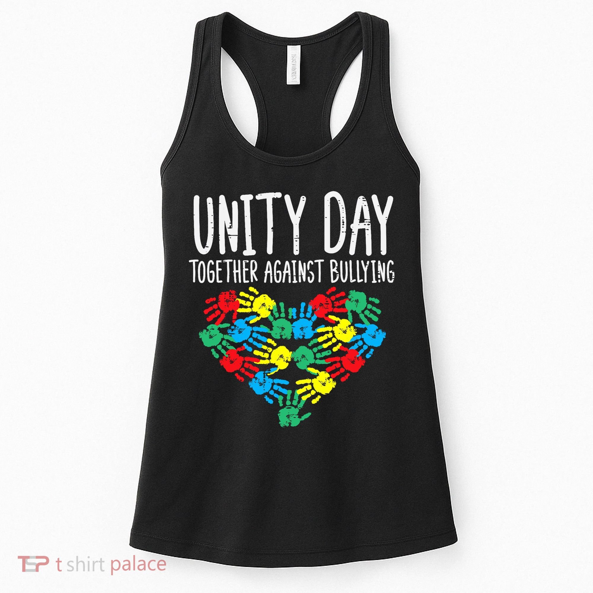 Together Against Bullying Kids Unity Day Orange Anti Bully Women's Tank Top