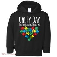 Together Against Bullying Kids Unity Day Orange Anti Bully Toddler Hoodie thumb 0