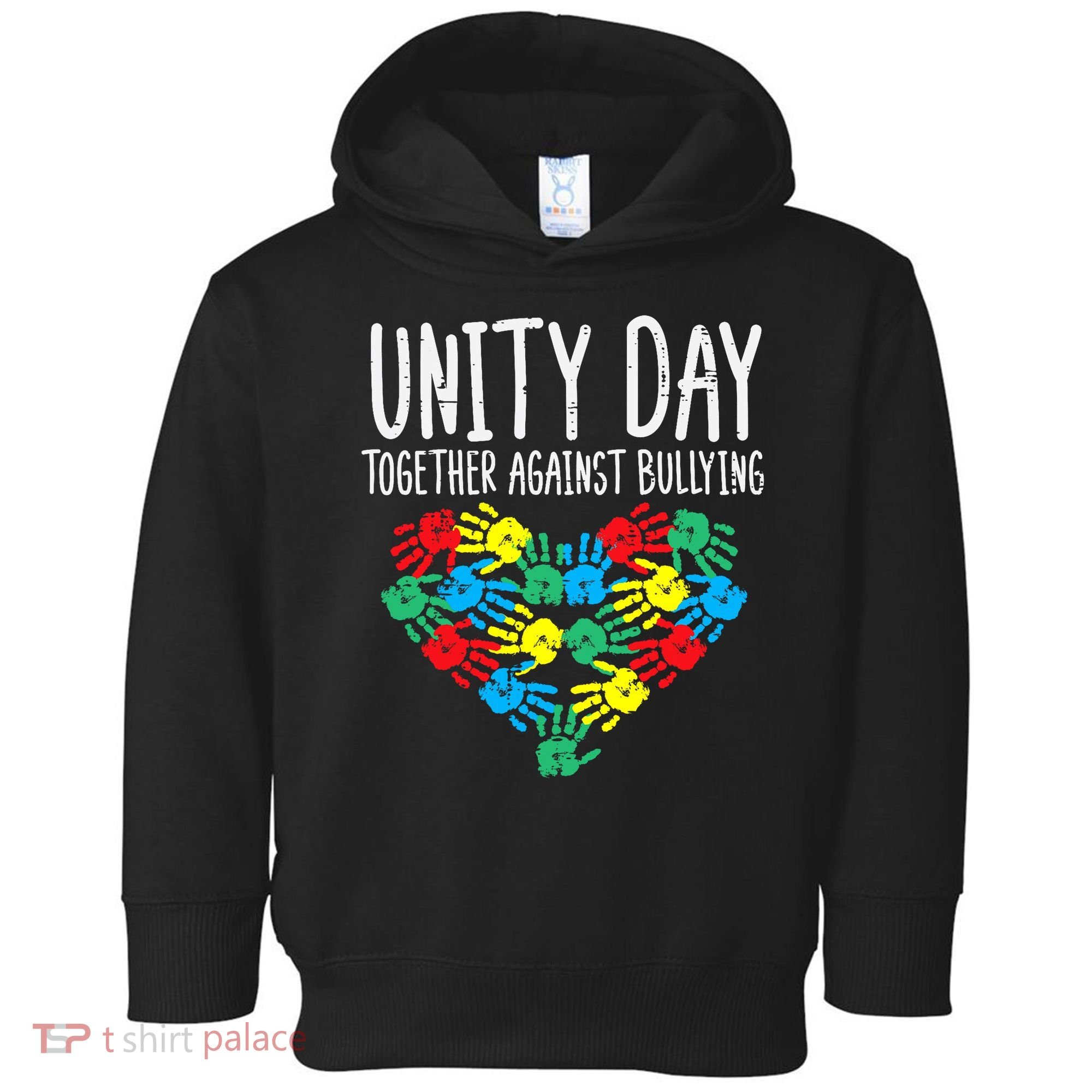 Together Against Bullying Kids Unity Day Orange Anti Bully Toddler Hoodie