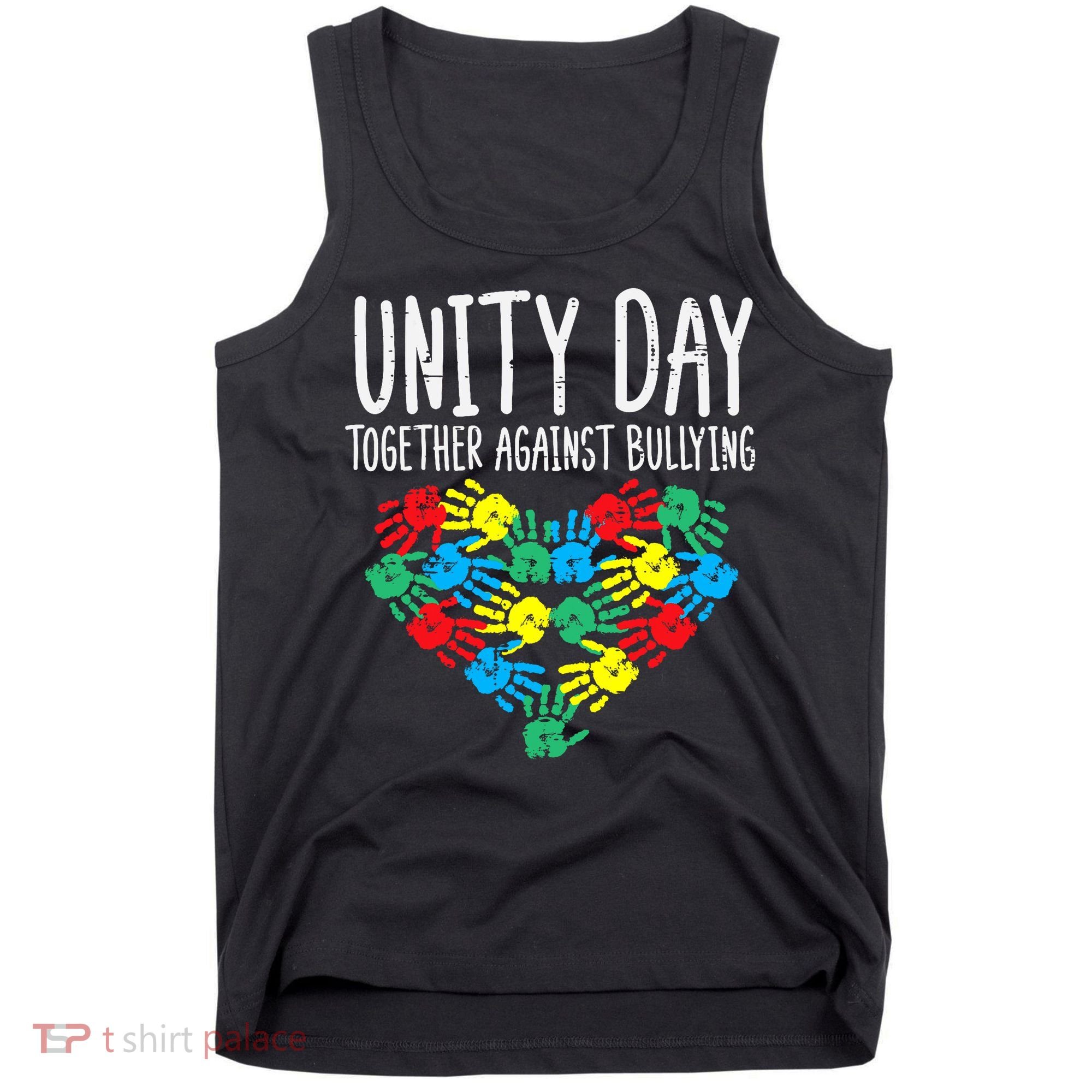 Together Against Bullying Kids Unity Day Orange Anti Bully Tank Top