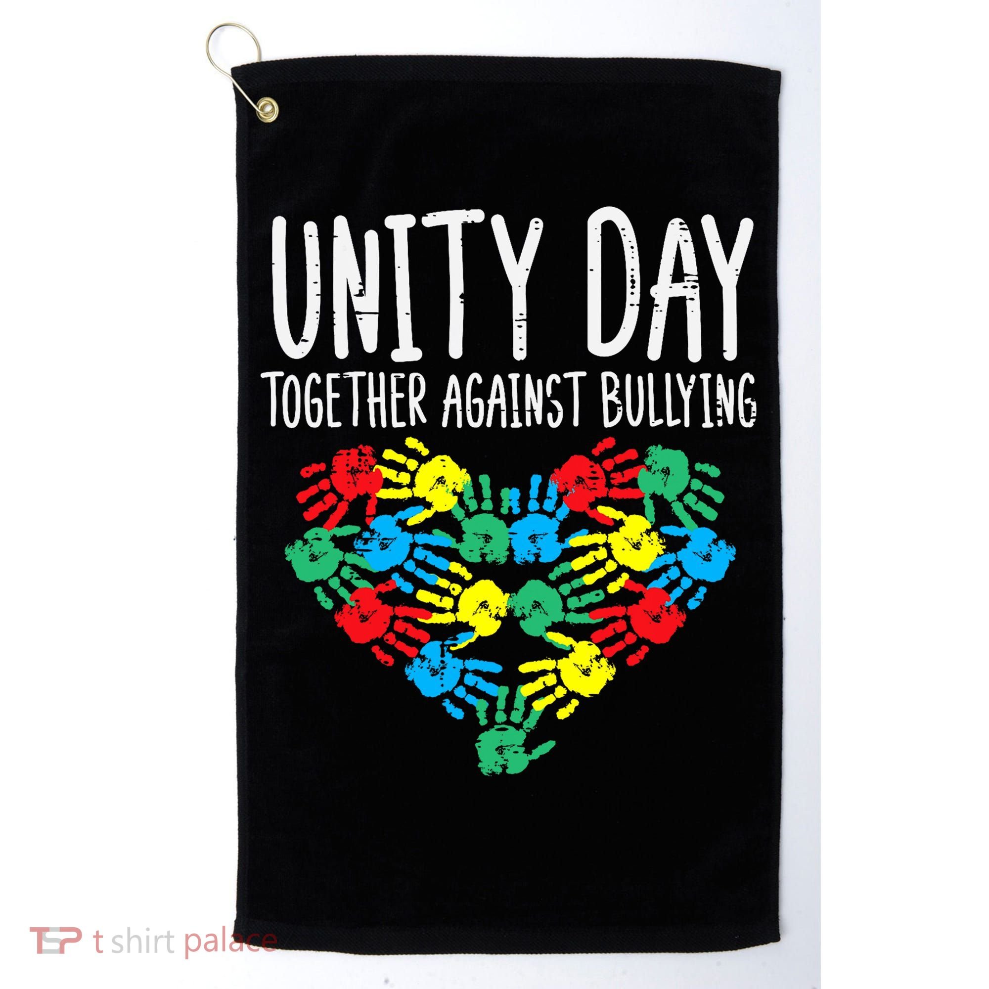 Together Against Bullying Kids Unity Day Orange Anti Bully Golf Towel