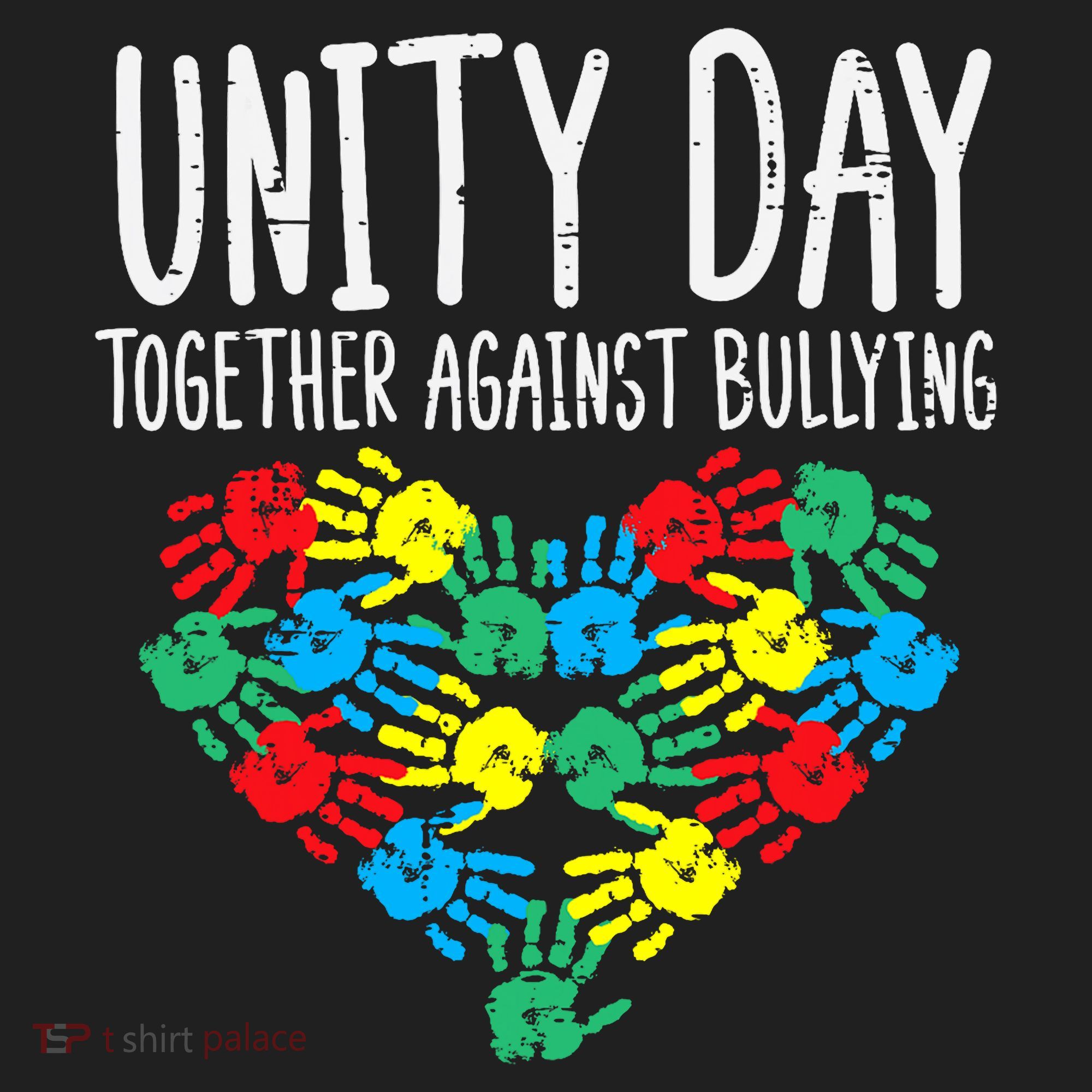 Together Against Bullying Kids Unity Day Orange Anti Bully Golf Towel