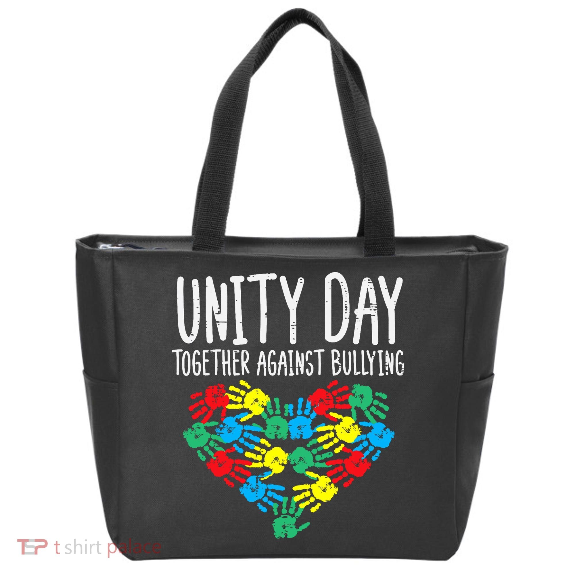 Together Against Bullying Kids Unity Day Orange Anti Bully Tote Bag