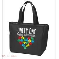 Together Against Bullying Kids Unity Day Orange Anti Bully Tote Bag thumb 3