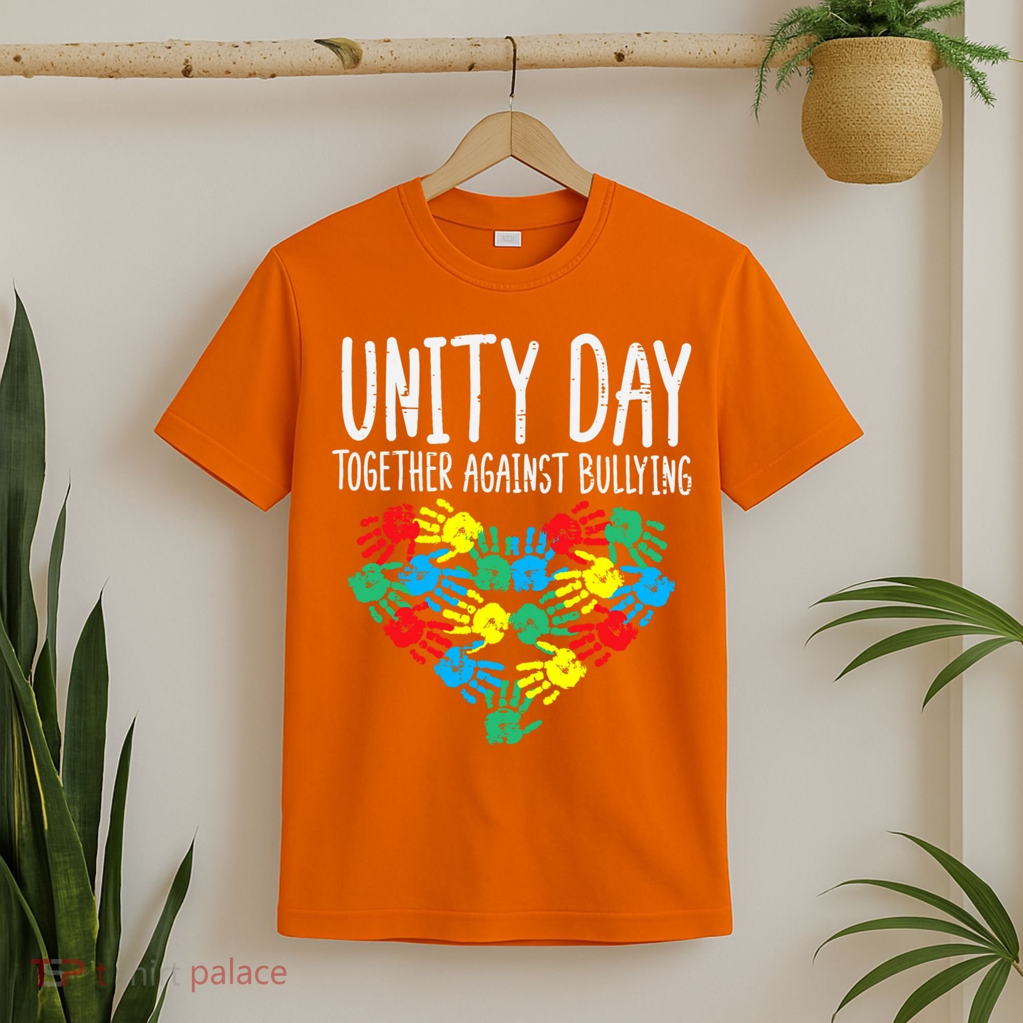 Together Against Bullying Kids Unity Day Orange Anti Bully T-Shirt