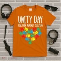 Together Against Bullying Kids Unity Day Orange Anti Bully T-Shirt thumb 5