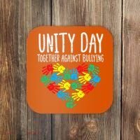 Together Against Bullying Kids Unity Day Orange Anti Bully Coaster thumb 0