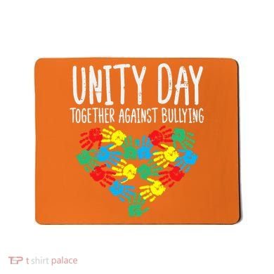 Together Against Bullying Kids Unity Day Orange Anti Bully Mousepad