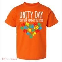 Together Against Bullying Kids Unity Day Orange Anti Bully Toddler T-Shirt thumb 0