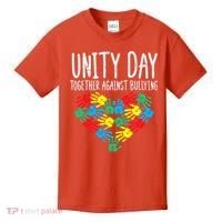 Together Against Bullying Kids Unity Day Orange Anti Bully Kids T-Shirt thumb 0