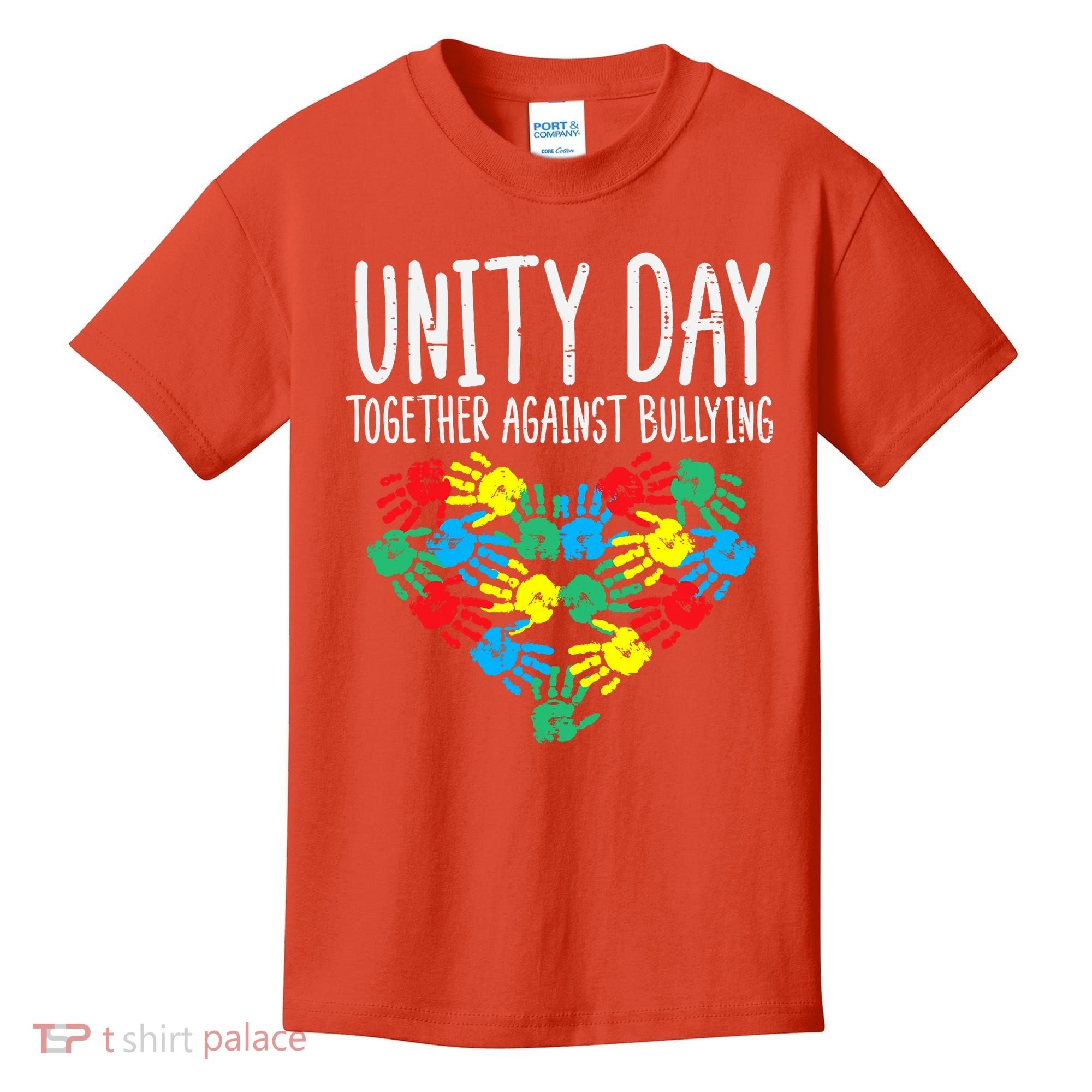 Together Against Bullying Kids Unity Day Orange Anti Bully Kids T-Shirt