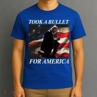 Took A Bullet For America Donald Trump Usa T-Shirt thumb 3