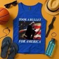 Took A Bullet For America Donald Trump Usa Tank Top thumb 4