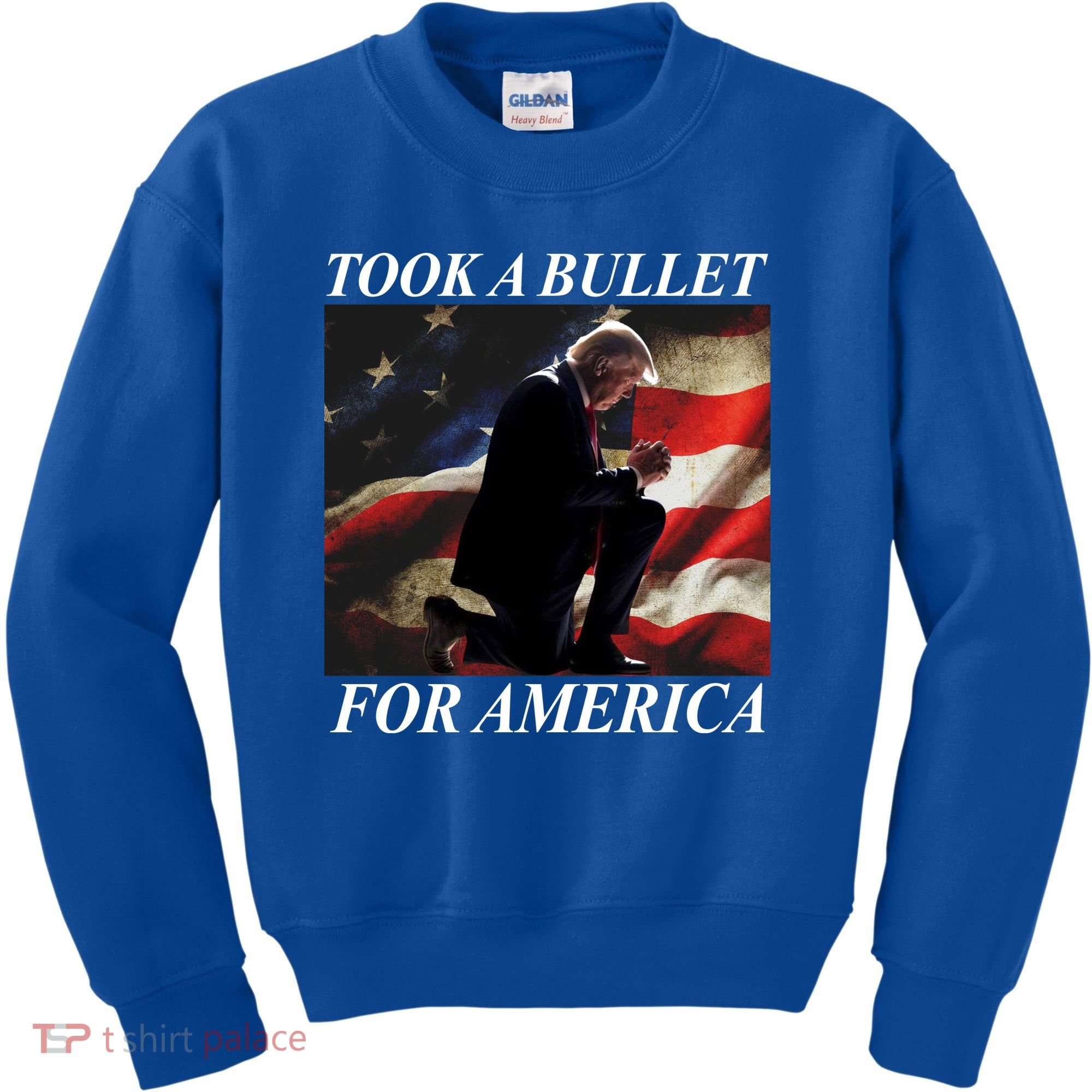 Took A Bullet For America Donald Trump Usa Kids Sweatshirt