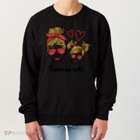 Twice As Cute Mom And Daughter Women's Sweatshirt thumb 0